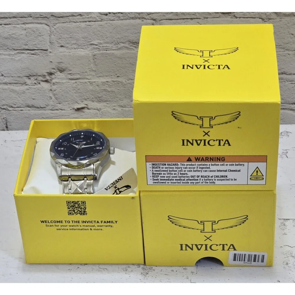 Invicta Specialty I Men's Watch 41mm Blue Dial Steel 69028 Brand New